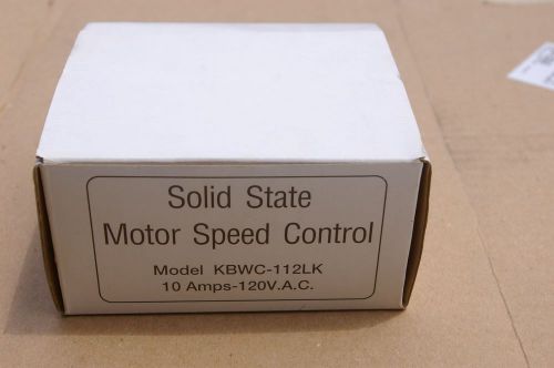 Solid state kbwc-112lk motor speed control (kb electronics) for sale