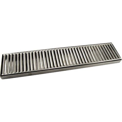 Stainless Steel Counter top Drop tray 19&#034; L x 4&#034; W