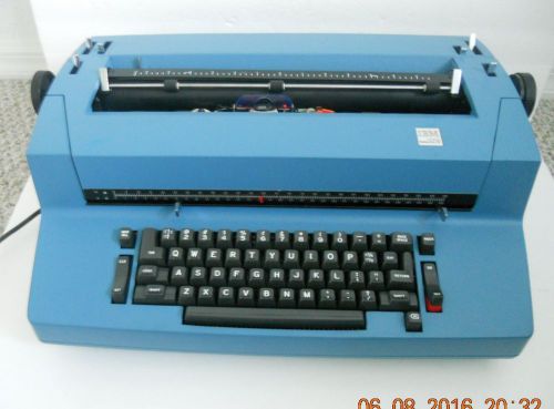 IBM Selectric II Correcting Typewriter in Blue With Cover VG Condition
