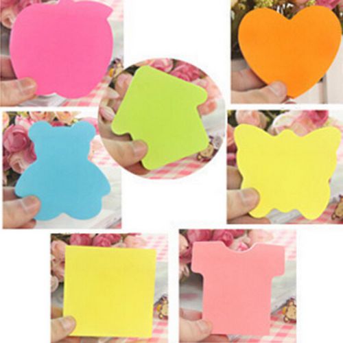 Cute Fun Lovely Cartoon Shape Creative Stick Post It Memo Index Sticky Notes