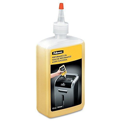 Fellowes powershred performance shredder oil, 12 oz. extended nozzle bottle for sale