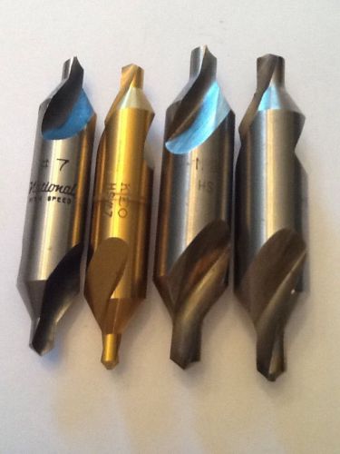 Machinist 4 combination center drills no. 7 &amp; 8 keo, national for sale
