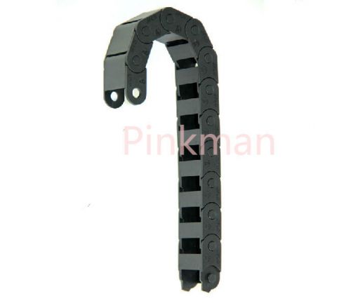 1000mm Cable drag chain wire carrier 15x20mm Half Closure _Reinforced Nylon PA66