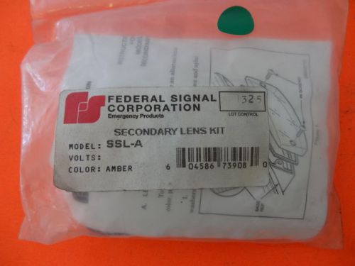 Federal Signal SSL-A Amber Lens