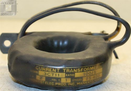 Midwest Electric 3CT11 B Current Transformer V.A. 2 Cycles 25-400