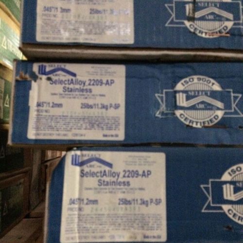 Select Alloy 2209 Stainless Steel .045&#034; 25lbs spool Mig Wire