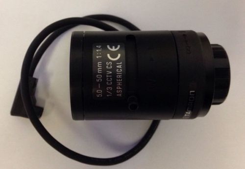 Tamron 5.0-50mm 1:1.4 1/3 CCTV CS Surveillan Camera Lens Aspherical