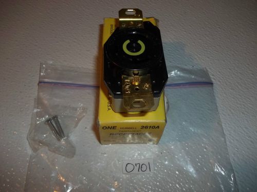 Hubbell 2610A L5-30R 30A 125V Receptacle NIB