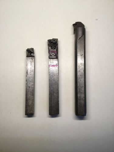 Boring Bar and Insert Holder - Qty. 3  - Good Condition.