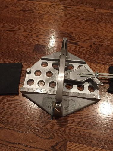 Vtg superior tile cutter made in usa no. 1; 12&#034; x 7&#034; base for sale