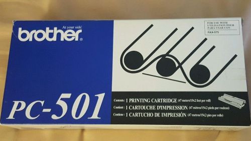 New Brother PC-501 Fax Printing Cartridge_Fax 575_NIB