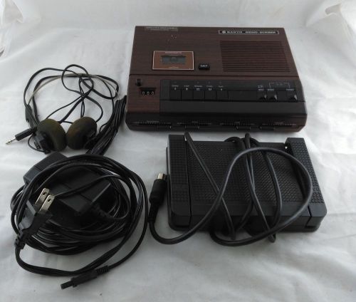 Sanyo Memo Scriber Model TRC4141 with Pedal and Headphones