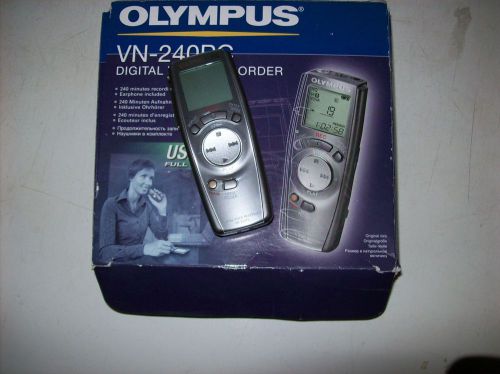 OLYMPUS VN-240PC Digital Voice Recorder in BOX   fully working