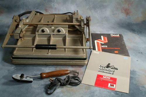 Seal standard 120 dry mount press bundle + tack iron and adhesive sheets for sale