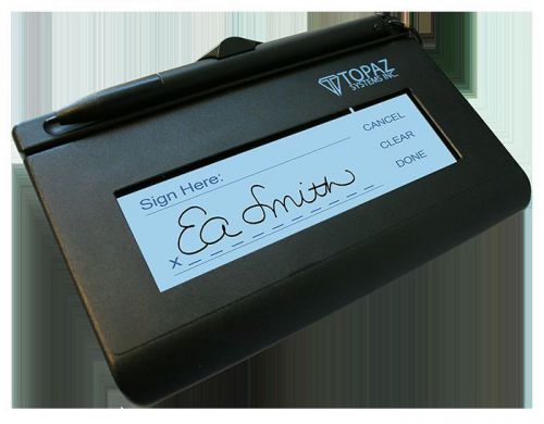 Topaz SigLite 1x5 LCD Signature Capture Pad T-LBK460-HSB-R