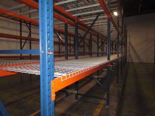 pallet rack warehouse shelving interlake racking shelves steel beams uprights