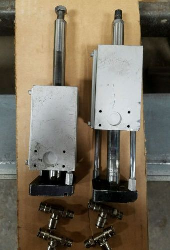 compact air neumatic air cylinders 1.625 in bore x 2 in stroke with fittings