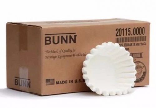 BUNN  NEW CASE 20115.0000 FILTERS used in Commercial Coffee Brewers ( 1,000 ct )