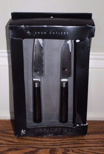 NIB Williams Sonoma Shun Classic Paring Knives 2 piece set DM0756 DM0755