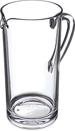 Carlisle 557007 Elan Collection Pitcher, Polycarbonate, 58 oz., Clear