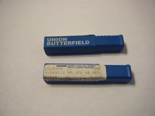 Union Butterfield 9/16&#034; endmill (set of two)