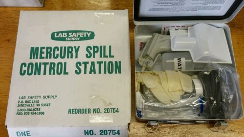 Mercury Spill Control Station Cleanup Kit 20754 NEW FREE SHIPPING #xx#