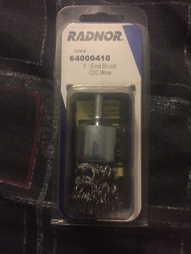 Radnor 1&#034; End Brush 020 Wire New