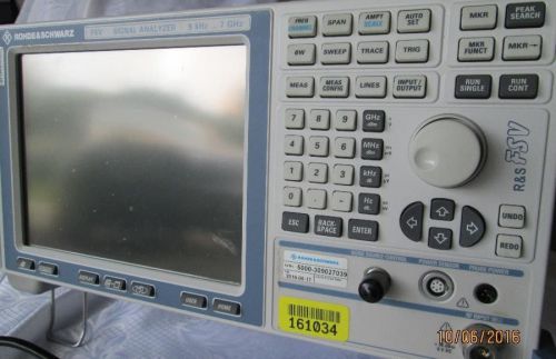 Rohde &amp; Schwarz FSV7 signal analyzer, 10 Hz to 7 GHz
