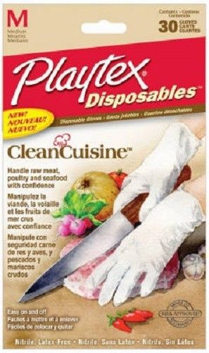 Playtex 60 Count, Medium Disposable Food Prep Gloves
