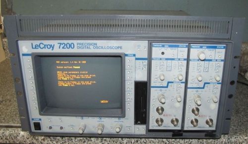 LECROY 7200 PRECISION DIGITAL OSCILLOSCOPE W/ TWO 7248B 500MHZ 1 GS/S TIME BASES