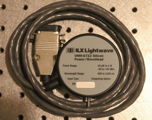 ILX Lightwave OMH-6722 Silicon Power Head / Wavehead, 400nm to 1100nm