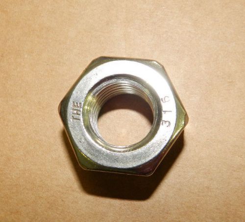 Hex nut, 316 stainless, 3/4 -10, pack of 20 new heavy duty industrial for sale