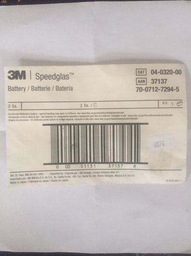 3M Speedglas Batteries for all Helmets Qty-2 In Pk (04-0320-00)