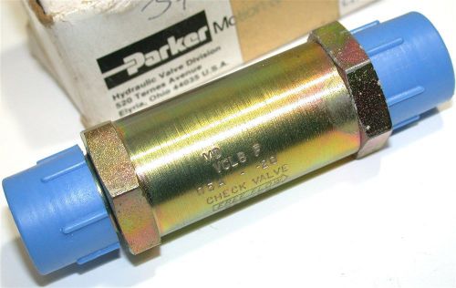 Up to 2 new parker in-line steel 8 gpm check valves vcl8 f 05a-20 for sale