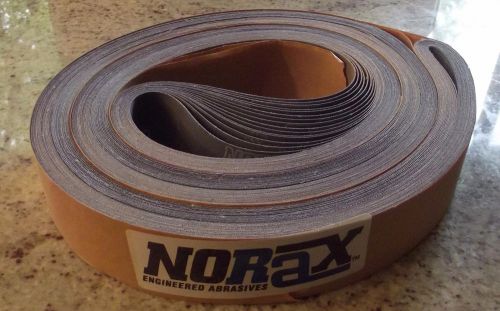 Abrasive Sanding Belt Norton Norax U242 2&#034; x 132&#034; Plyweld  45 Grit