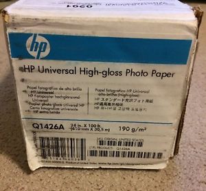 HP Universal High-Gloss Photo Paper 24&#034;x 100&#039; Q1426A