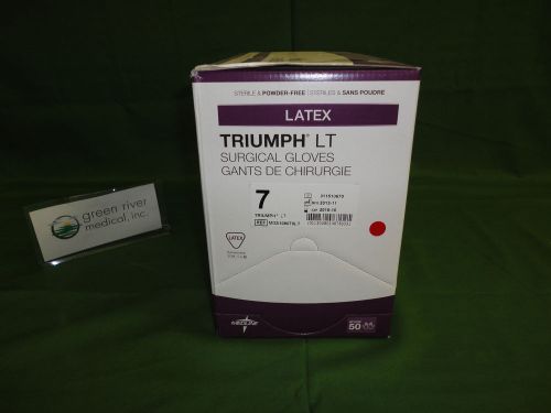 Medline Latex Triumph LT Surgical Gloves - Size 7.0 [MDS108070LT] Box of 50