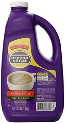Oregon Chai Extra Spicy Original Chai Tea Latte Concentrate, 64 Ounce Jug