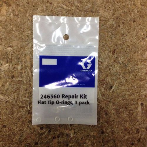 Graco Flat Tip O-rings 3 pack repair kit 246360