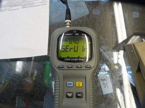 Megger TDR900 Hand-Held Time Domain Reflectometer / Cable Length Meter