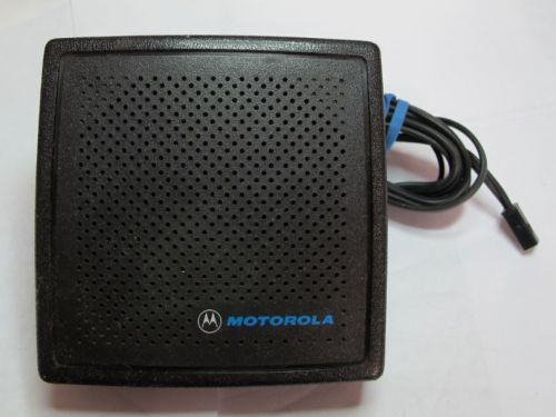 Motorola HSN4005A External Mobile Two-Way Radio Speaker with Mounting Bracket