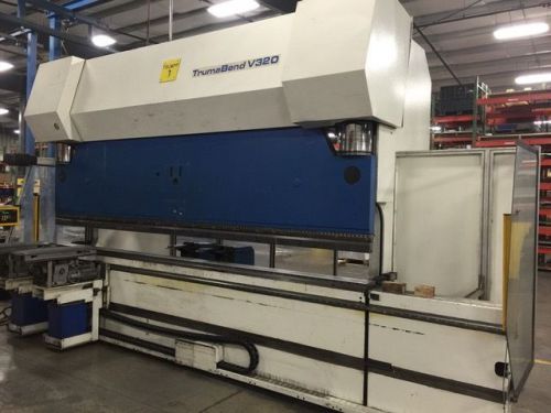 2000 trumpf v320 350 ton x 14&#039; press brake with sheet followers (#1747) for sale