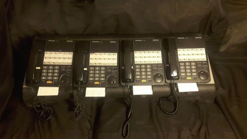 Panasonic KX-T7420 12-Buttons &amp; Speakerphone (KX-T7420-B) * lot of 4