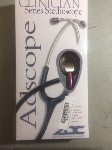 American Diagnostic Corporation 615MRS Adscope Metallic Raspberry Adult NEW NIB