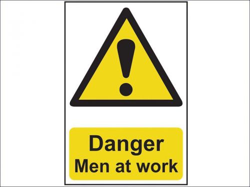 Scan - Danger Men At Work - PVC 400 x 600mm