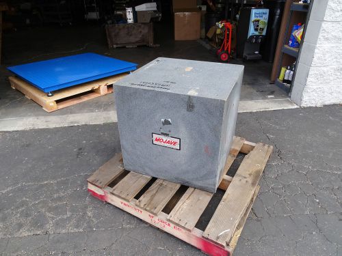 Mojave Granite Surface Table Inspection Block 23X22X22 w/ Threaded Holes
