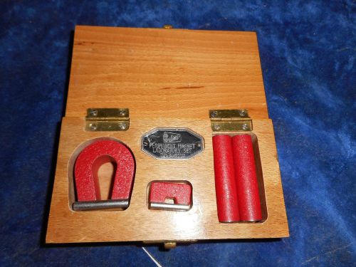 Vintage &#034;eclipse permanent magnet laboratory set type b &#039;alnico&#039;&#034;  in case for sale