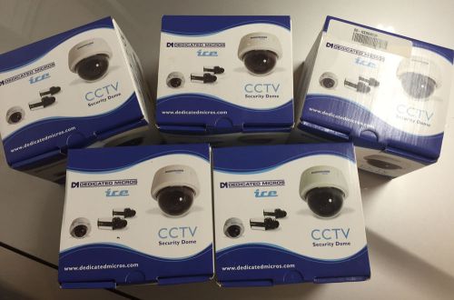 (7) Dedicated Microd  39/N Color Analog Dome Camera 540TVL Day Night CCTV