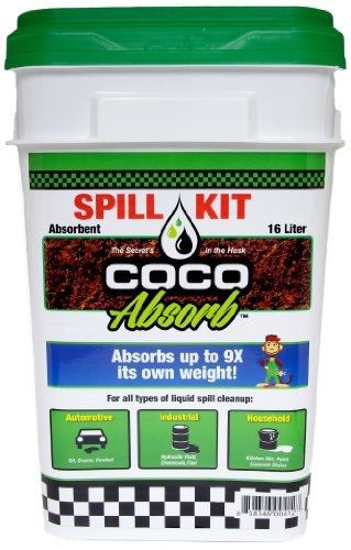 Coco Absorb CCA-16LT-SPKT-C Spill Kit, 16 Liters