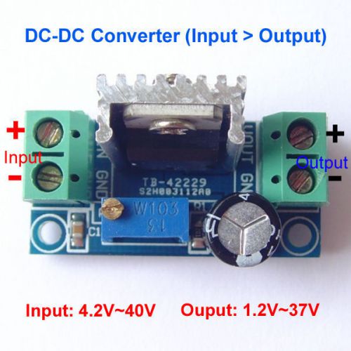 Dc-dc 4.2-40v to 3.3v 5v 6v 9v 12v 24v buck step down converter linear regulator for sale